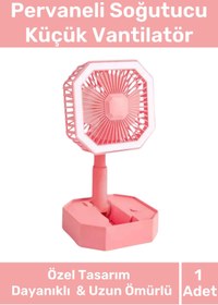 Resim Nightwatchers Deluxe Katlanabilir 2 Modlu Usb Şarjlı Sessiz Mini Fan Yelpazeli Pervaneli Soğutucu Vantilatör 