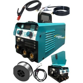 Resim Lieber German Teknoloji M300 Mig Tig Mma 3in1 300 Amper Invertör ve Gazsız Gazaltı Kaynak Makinesi 