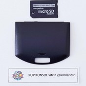 Resim PSP 1000 Uyumlu Kapak ve Memory Stick Pro Duo Adaptör Mikro SD Çevirici PSP Fat Kapak 