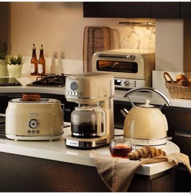 Resim Berghoff 7950042 Gem Retro İki Dilim Ekmek Kızartma Makinesi 