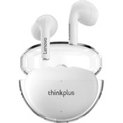 Resim Geeksen Lenovo Lp80 Pro Bluetooth 5.3 Kulaklıkları - Yarı Girişli Spor Kulaklık, 180mah Şarj Kutusu, Dokunmatik Kontrol, Uzun Pil Ömrü, Beyaz 