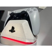 Resim Okpax Playstation 5 Işıklı Joystick Kol Standı Beyaz Renkli 
