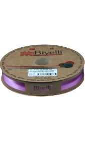 Resim Kahi-zai Biye Saten Katlı 068 Gül Kurusu 2 cm 25 Metre %100 Polyester 