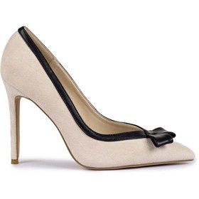 Resim İpekyol Suni deri mix topuklu ayakkabı 