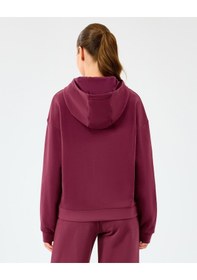 Resim Skechers W Essential Hoodie Sweatshirt Kadın Bordo Sweatshirt S2610013-3877 Bordo 