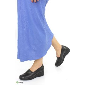 Resim Forelli Kadın Mevsimlik Ortopedik Hakiki Deri Dolgu Topuklu Ayakkabı F24/CM57603Y 