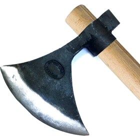 Resim Evimdeyokyok Keserli Saplı Büyük Ay Balta 90 cm - Dövme Çelikten 