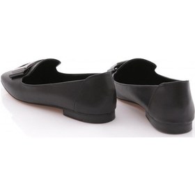 Resim Dgn K091 Kadin Aksesuarli Babet Siyah 