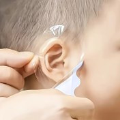 Resim 20/60 adet Premium Su Geçirmez Kulak Tıkacı - Kokuşuz, Yumuşak & Rahat, Yüzme, Duş Alma ve Saç Yıkama Koruma Kapakları için Uygun - Ultra İnce Şeffaf Kendinden Yapışkanlı Arka Sticker ile Dayanıklı Tek Kullanımlık Kulak Tıpaları 