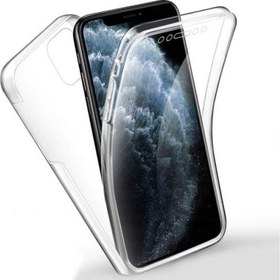 Resim iPhone 11 Uyumlu Kılıf 360 Derece Ön ve Arka Silikon Telefon Kılıfı 