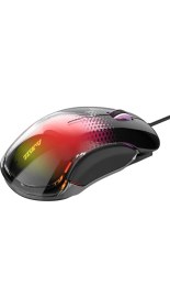 Resim Ajazz AJ358 Kablolu Gaming Mouse 10000 Dpı 3325 Çip 8 Tuşları 7 Seviye AJ358 Rgb Oyuncu Mouse 