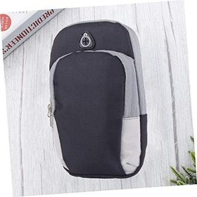 Resim HEMOTON 3 Adet Koşu Paketi Çantası Esnek Kol Bandı Telefon Çantası Fitness Aktiviteleri Için Ustaca Depolama 