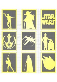 Resim Opencart Fener İçin Yıldız Savaşları Panelleri Sadece Plastik Aparattır 