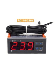 Resim STC Yate10 9200 Dijital Çift Prob Isı Kontrol Termostatı 