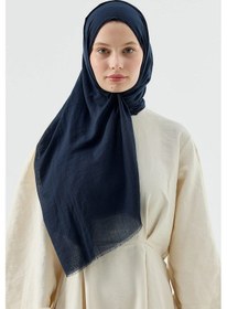 Resim Modakaşmir Aminenesil Aya Şal Koyu Lacivert Renk K.lacivert 