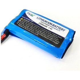 Resim Folinda Flytec V008 Rc Tekne İçin 7.4v 1500mah Yüksek Kapasiteli Güvenli Lityum Pil 