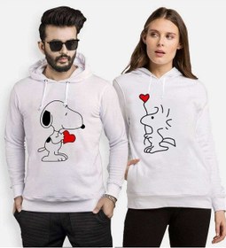 Resim Tshirthane Snoopy Love Sevgili Kombinleri Kapüşonlu Kombini 
