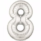 Resim 8 Numara Silver Folyo Balon 