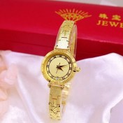 Resim 2xudc Altın Izle Retro Popüler 18K Altın Küçük Kadranlı Takvim Kuvars Izle Solmadan 30 Su Geçirmez Güçlü Kadın Izle (Yurt Dışından) 