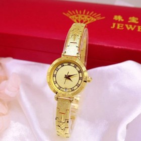 Resim 2xudc Altın Izle Retro Popüler 18K Altın Küçük Kadranlı Takvim Kuvars Izle Solmadan 30 Su Geçirmez Güçlü Kadın Izle (Yurt Dışından) 