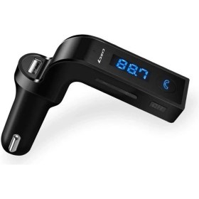 Resim Point Marketing Araç Çakmaklık Şarj Aleti Oto Mp3 Müzik Çalar Fm Transmitter Cihazı Carg7 Müzik Kit Siyah 