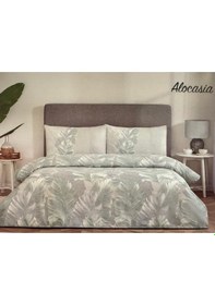 Resim Özdilek Nev Tek Kişilik Nevresim Takımı Alocasia Yeşil Y Yeşil 