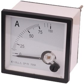 Resim Emg Ampermetre 75-5a 72x72mm 2000v Ac 50hz 