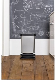 Resim Rotho Paso Pedallı Çöp Kutusu Metalik Gri 20 L 