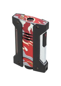 Resim S.t. Dupont Defi Extreme Camo Kırmızı Çakmak 021451 