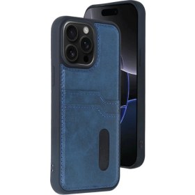 Resim 14 Kılıf Sara Kartvizitli Deri Kılıf - LACIVERT-(5796) 