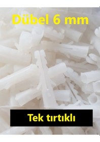 Resim Plastik Dübel 6 Mm-Kraft-Tek Tırtıklı 15 Adet Ar.2 N11.1059 