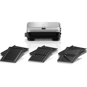Resim Lidyahan Store Snack Maker 5 SM5038 Sandviç, Waffle ve Tost Makinesi Silver 