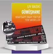 Resim Gümüşhane Plakalık, 2 Adet Premium Uv Baskı, Plakalıkhane 