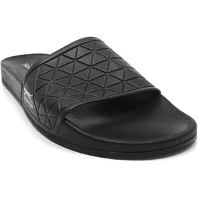 Resim Slazenger Filanto Siyah Erkek Yazlık Terlik Plaj Terliği 