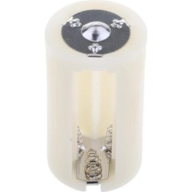 Resim Prettyia 3AA (Lr6) - D Boyutu Paralel Pil Dönüştürücü Adaptör Sahipleri Kılıfı Beyaz (Yurt Dışından) 