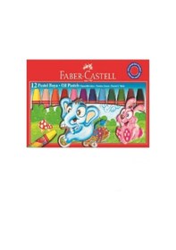Resim Faber Castell 12 Renk Pastel Boya Kalemi Karton Kutu Çok Renkli 