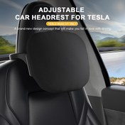 Resim CANLER Tesla Model 3/Y Boyun Yastığı - Ayarlanabilir Baş Destekli Ergonomik Boyun Desteği, Tesla Model 3 ve Tesla Y için, Sürüş Konforu & Duruş Hizalama Aksesuarı, Nefes Alabilen Kılıf, Premium Konfor, Uzun Yolculuklar İçin, Seyahat Aksesuarı, Dayanıklı Tasarım, Uzun Mesafe Kullanım 