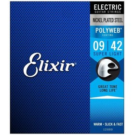 Resim Elixir Polyweb Super Light Elektro Gitar Teli (09-42) 