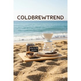 Resim Feyza Design V60 Seramik Kahve Demleme Seti, Dripper ve Filtre Kağıdı Hediye Paketli 