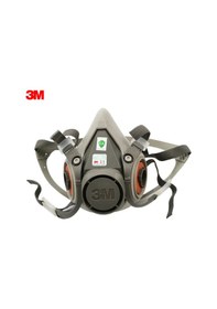 Resim Shineyee 3m 6200 Maskeler Yarım Yüz Maskesi Solunum Cihazı Organik Yüz Koruma Toz Geçirmez Maske Buğu Önleyici Boyama Püskürtme 