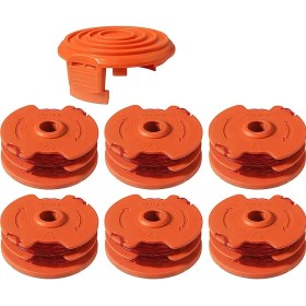 Resim WA0007 / 50022833 Worx WG116 WG119 Kablolu Elektrikli Tel Düzelticiler Için Yedek Hat Giyotin Makarası, 16FT 0.065 Inç (Yurt Dışından) 