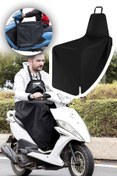 Resim Bundeba Scooter Diz Koruma Örtüsü Motorsiklet Dizlik Yağmur Soğuk Rüzgar Önleyici Örtü 