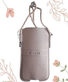 Resim Guess Telefon Çantası Açık Pembe 