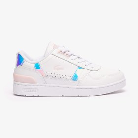 Resim Lacoste T-Clip Kadın Beyaz Sneaker 