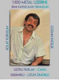 Resim Müslüm Gürses - Dekoratif Metal Tablo 