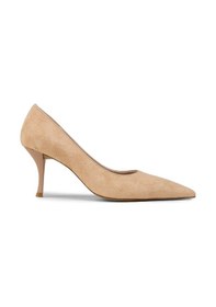 Resim Deery Kadın Süet Bej Sivri Burun Stiletto - V4045zbejm01 Bej 