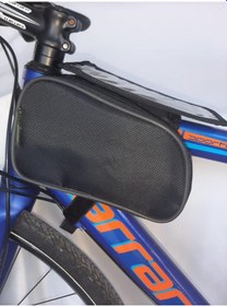 Resim Bisiklet Kadro Üstü Heybe Çanta Dokunmatik 6 inç PROCYCLE Siyah 