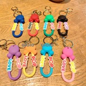 Resim Silver1 Yeni Kolye Dıy Öğrenci Kitap Çantası Çanta Anahtarlık Çekicilik Küçük Hediye Anahtarlık (Yurt Dışından) 