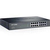 Resim OEM Tp-link 16 Port 10-100-1000 Mbps Switch Çelik Kasa Rack Mount % 40 Enerji Tasarruflu Gigabit Switch 