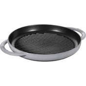 Resim Staub Döküm Izgara Yuvarlak Çift Kulplu 26 cm Gri 